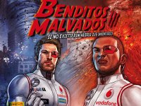 Vodafone convierte a Button y Hamilton en superhéroes de un cómic